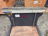 (Not Brand New) 48-Inch Magnetic Box and Pan Brake, 6-Ton 16-Gauge Capacity Electro Metal Brake, 220V Single Phase with Foot Pedal Control Siding Brake, Includes Clamp Bars EB-4816B (Copy)