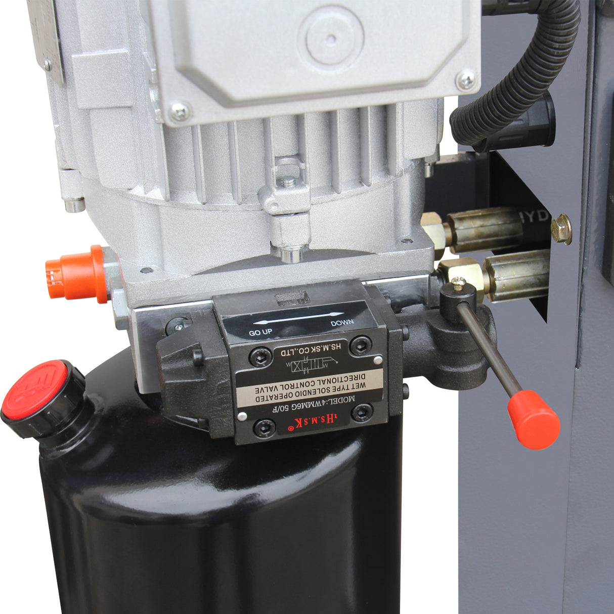 KAKA INDUSTRIAL HP-25 Electric Hydraulic Press，Hydraulic Electric Pump, H-Frame Shop Press with Gear pump,25 ton Frame Capacity,9.8 in Stroke 220V Single phase