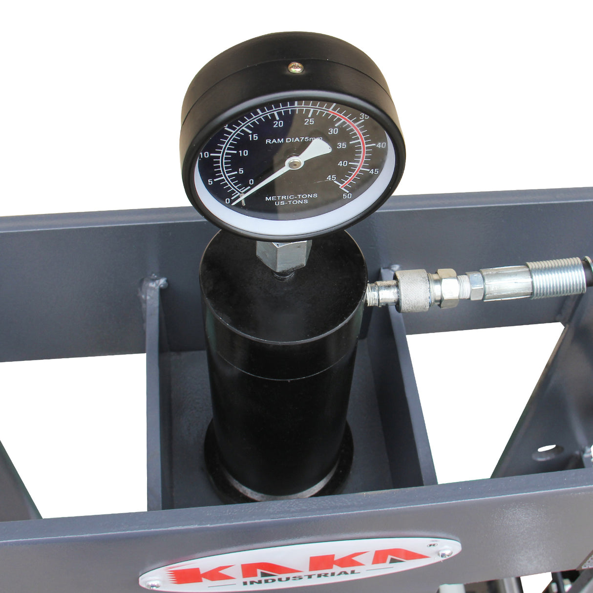 KAKA Indsutrial  HP-25S Hydraulic Manual Pump, H-Frame Frame, 25 ton Frame Capacity, 10 in Stroke