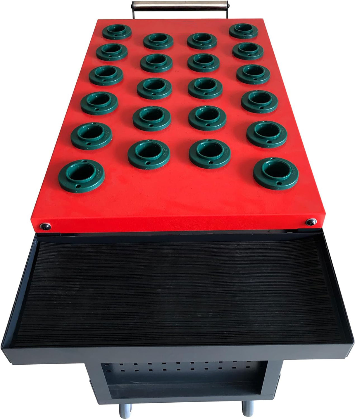Kaka industrial Tool Cart 40 Taper Tool Holder CNC Tool Cart 35 Capacity CAT40  Service Carts with Wheels Heavy Duty 35 Capacity
