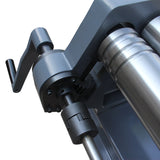 KAKA INDUSTRIAL 51-Inch Slip Roll Machine, 14-Gauge Steel Bending Capacity, Rear Axle Lifting, W01-5116A Metal Roller, Sheet Metal Round Bending, Two Removable Rollers Included