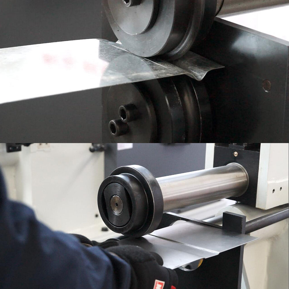 KAKAIndustrial ETB-25 Electric Bead Bending Machine, Sheet Metal Beading Machine, 220V-60HZ-3PH