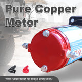 4500LB 12V Electric Winch, 4WD Recovery Winch with 0.2Inch x 50Ft Steel Wire Rope, 1.3kW Motor, 136:1 Gear Ratio, for UTV/ATV Off-Road Vehicle Recovery ATW-4500W