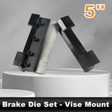 KAKA BDS-5, 5 Inches Vise Brake Die Set, Magnetic Vise Mount,ise Mount Metal Brake Bender Attachment Bending