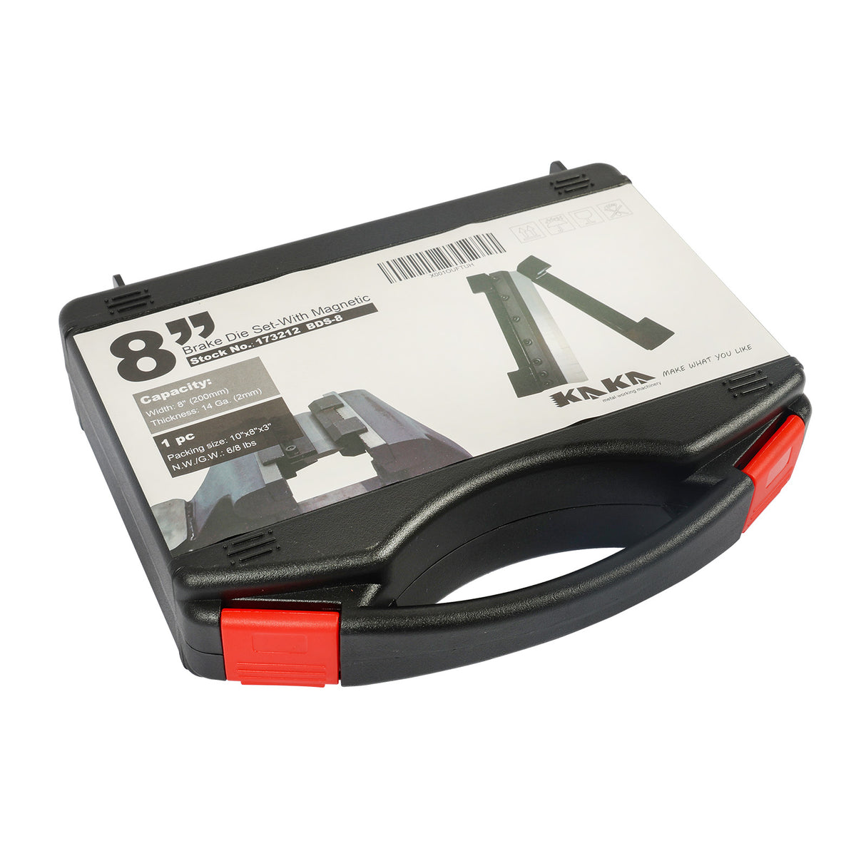 Sheet Metal Brake,8 Inches ise Mount Metal Brake Bender,Attachment Bending Sheet Metal Vice Brake,BDS-8