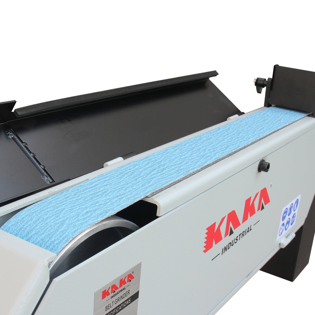 Kaka Industrial BG-3 Belt Grinder, 3 x 79 in Belt Sande, Wheel Metal Belt Grinder/Sander, Sander with Cast Iron Base, High Speed Belt Grinder 220V-60HZ-1PH