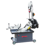 KAKA Industrial BS-712R horizontal bandsaw, the bow can be swiveled between 45° and 90°Solid Design, Metal Cutting Band Saw, High Precision Metal Band Saw with 1.5HP motor 115V230V-60HZ