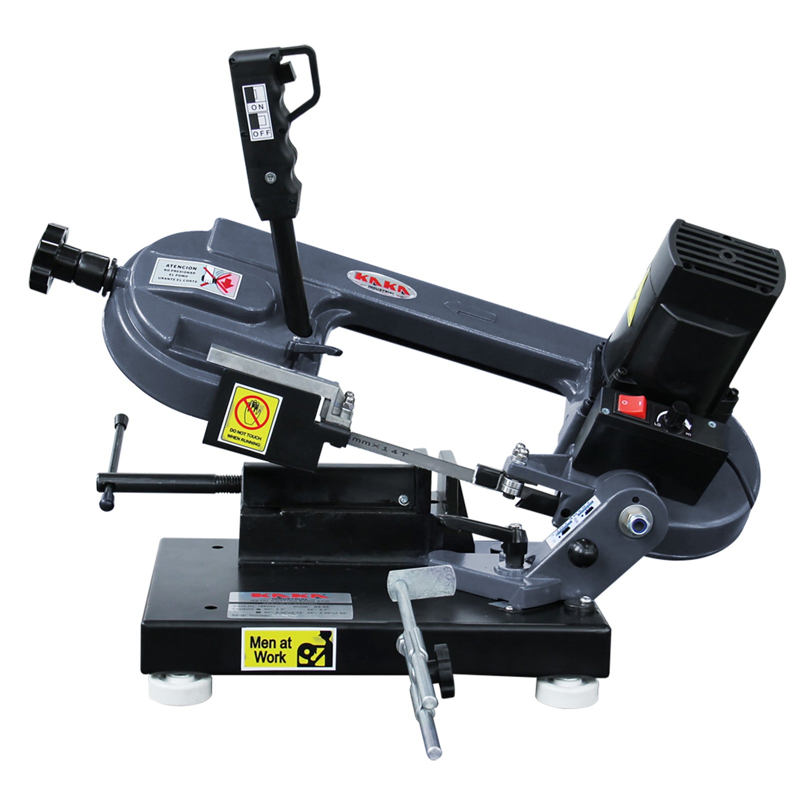KAKA Industrial Mini Metal Cutting Band Saw - Versatile with Step