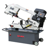 KAKA Industrial BS-912B horizontal bandsaw 9"Horizontal Metal Cutting Band Saw 4 Steps Blade Speed Metal Band Saw, Space Saver Movable Metal Cutting Band Saw 115V&230V Dual Voltage Prewired 1PH