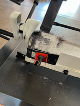 (Not Brand New) Metal Bandsaw 9"Horizontal Metal Cutting Band Saw 4 Steps Blade Speed Metal Band Saw, Space Saver Movable Metal Cutting Band Saw 115V&230V Dual Voltage Prewired 1PH BS-912B