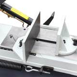 KAKA Industrial BS-912B horizontal bandsaw 9"Horizontal Metal Cutting Band Saw 4 Steps Blade Speed Metal Band Saw, Space Saver Movable Metal Cutting Band Saw 115V&230V Dual Voltage Prewired 1PH