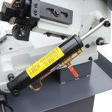 KAKA Industrial BS-912B horizontal bandsaw 9"Horizontal Metal Cutting Band Saw 4 Steps Blade Speed Metal Band Saw, Space Saver Movable Metal Cutting Band Saw 115V&230V Dual Voltage Prewired 1PH