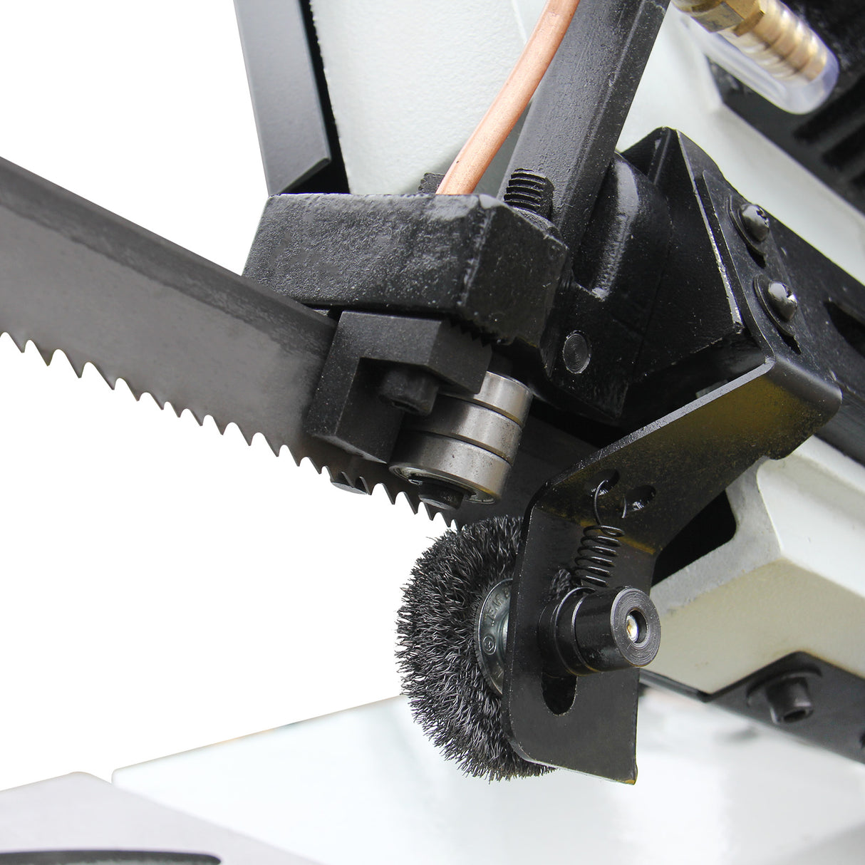 KAKA Industrial BS-912B horizontal bandsaw 9"Horizontal Metal Cutting Band Saw 4 Steps Blade Speed Metal Band Saw, Space Saver Movable Metal Cutting Band Saw 115V&230V Dual Voltage Prewired 1PH