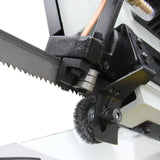 KAKA Industrial BS-912B horizontal bandsaw 9"Horizontal Metal Cutting Band Saw 4 Steps Blade Speed Metal Band Saw, Space Saver Movable Metal Cutting Band Saw 115V&230V Dual Voltage Prewired 1PH