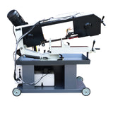 KAKA INDUSTRIAL 9" x 12" Horizontal Metal Cutting Band Saw, Gear Drive Bandsaw with Stepless Speed Regulation Heavy-Duty 2 HP (1.5kW) Motor, 110V 1PH and 45-Degree Swivel Head BS-912GR