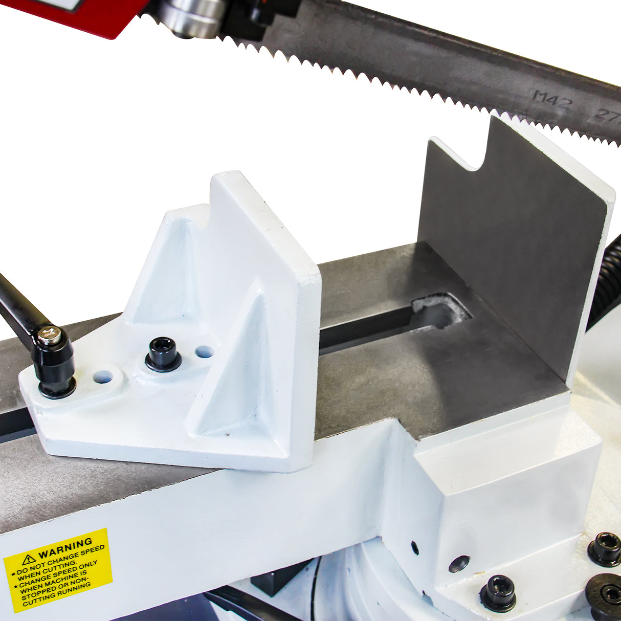 KAKA INDUSTRIAL 9" x 12" Horizontal Metal Cutting Band Saw, Gear Drive Bandsaw with Stepless Speed Regulation Heavy-Duty 2 HP (1.5kW) Motor, 110V 1PH and 45-Degree Swivel Head BS-912GR