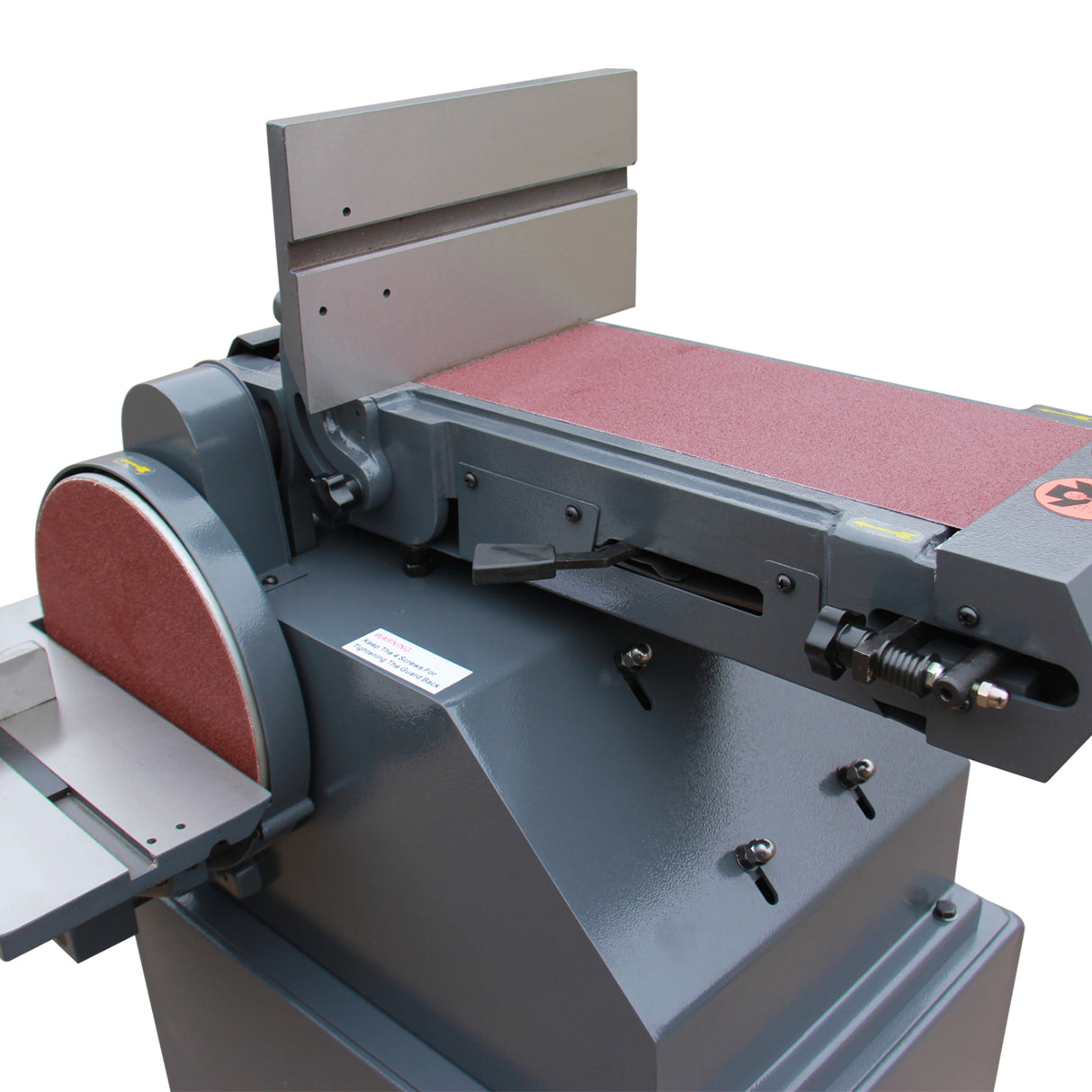KAKA INDUSTRIAL BTM-250 6X48-Inch Belt and 10-Inch Disc Sander with Cast Iron Base