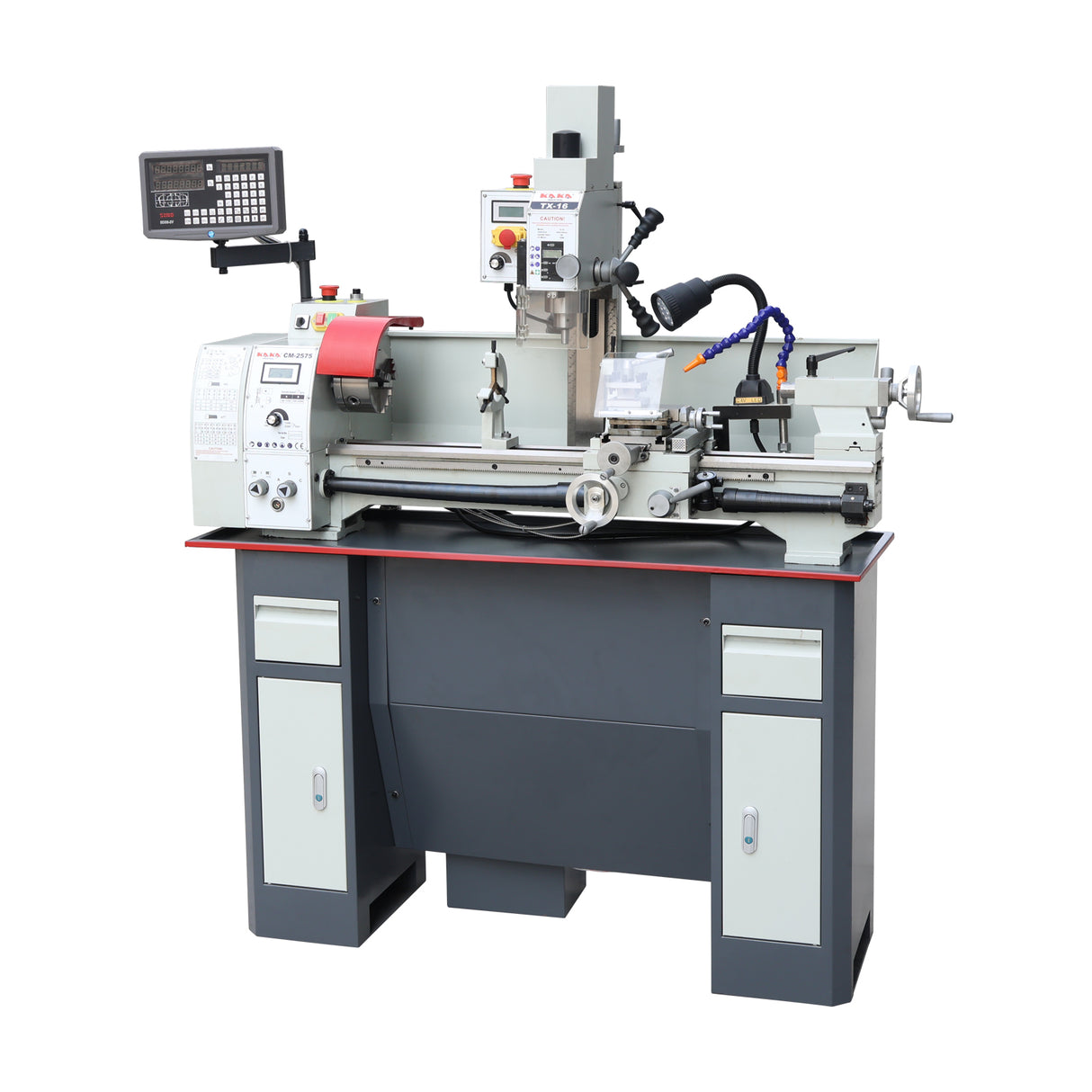 (Not Brand New) KAKA INDUSTRIAL Turn Lathe & Mill Drill CM-2575, Variable Speed Multi-Function Lathe