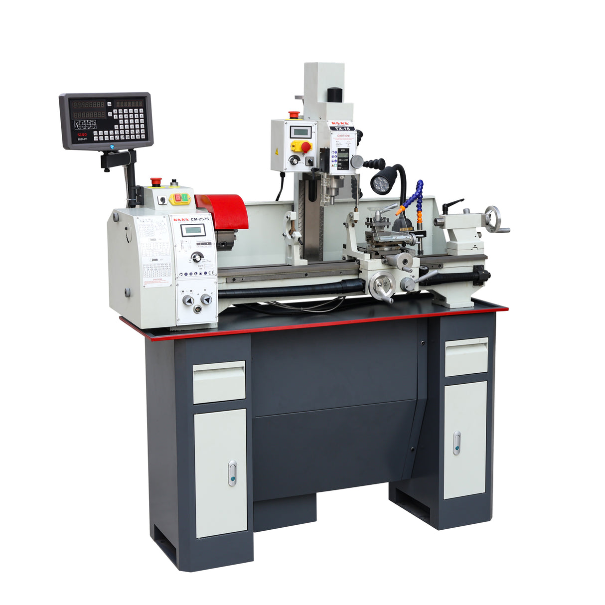(Not Brand New) KAKA INDUSTRIAL Turn Lathe & Mill Drill CM-2575, Variable Speed Multi-Function Lathe