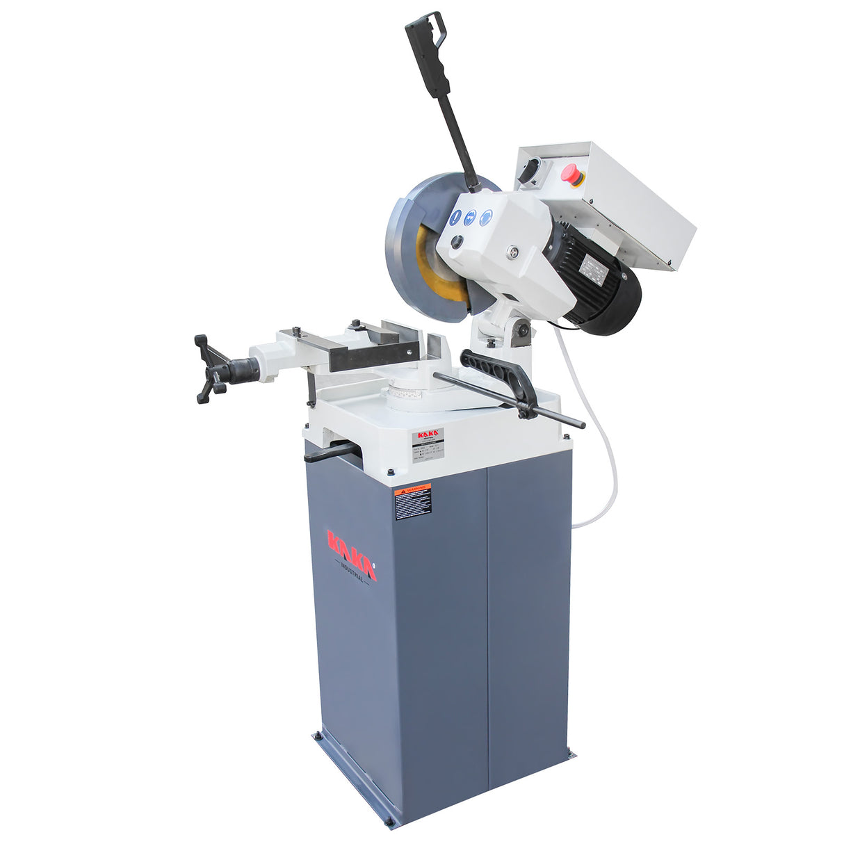 KAKA Industrial CS-11 Heavy Duty Manual Cold Saw, 11-lnch Saw Blade High Speed Steel Blade, Swivel Head Metal Cutting Chop Saw, Cold Saw Steel Cutting Chop Saw 230V-60HZ-3PH