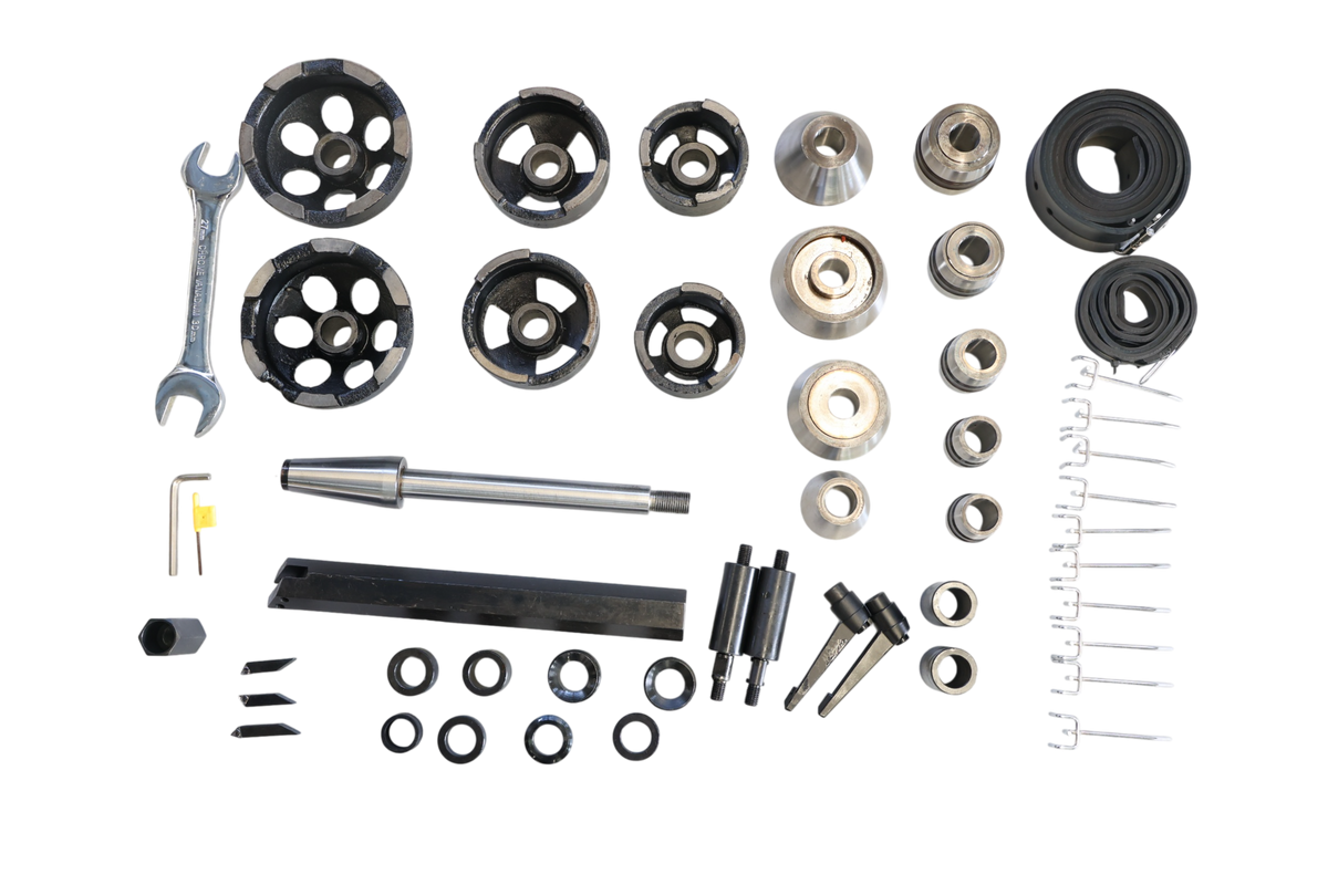 KAKA INDUSTRIAL C9372 Brake Rotor and Drum Lathe, DC Drive, 20 in Max Rotors 7.1-20 in, 70-320 rpm, DC drive, stepless feed, 0.8 HP, auto repair shops, garages, fleet