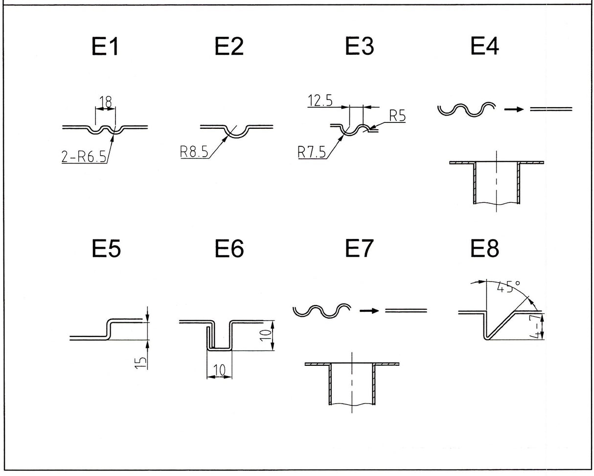 Optional rollers for Bead Bender ETB-25