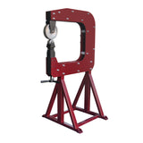 24.8 in Throat English Wheel,14 Gauge Steel 8 x 3 in upper wheel, 6 hardened anvils, quick-release, adjustable caster camber, auto body, restoration F2.0x630