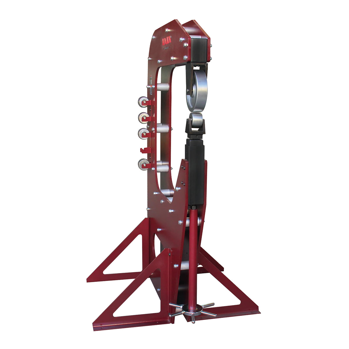 English Wheel, 30 in Throat, 14 Gauge Steel 8 x 3 in upper wheel, 6 anvils, ball bearings, quick-release, adjustable caster camber, auto body, aircraft F2.0x760