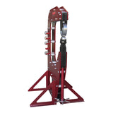 English Wheel, 30 in Throat, 14 Gauge Steel 8 x 3 in upper wheel, 6 anvils, ball bearings, quick-release, adjustable caster camber, auto body, aircraft F2.0x760
