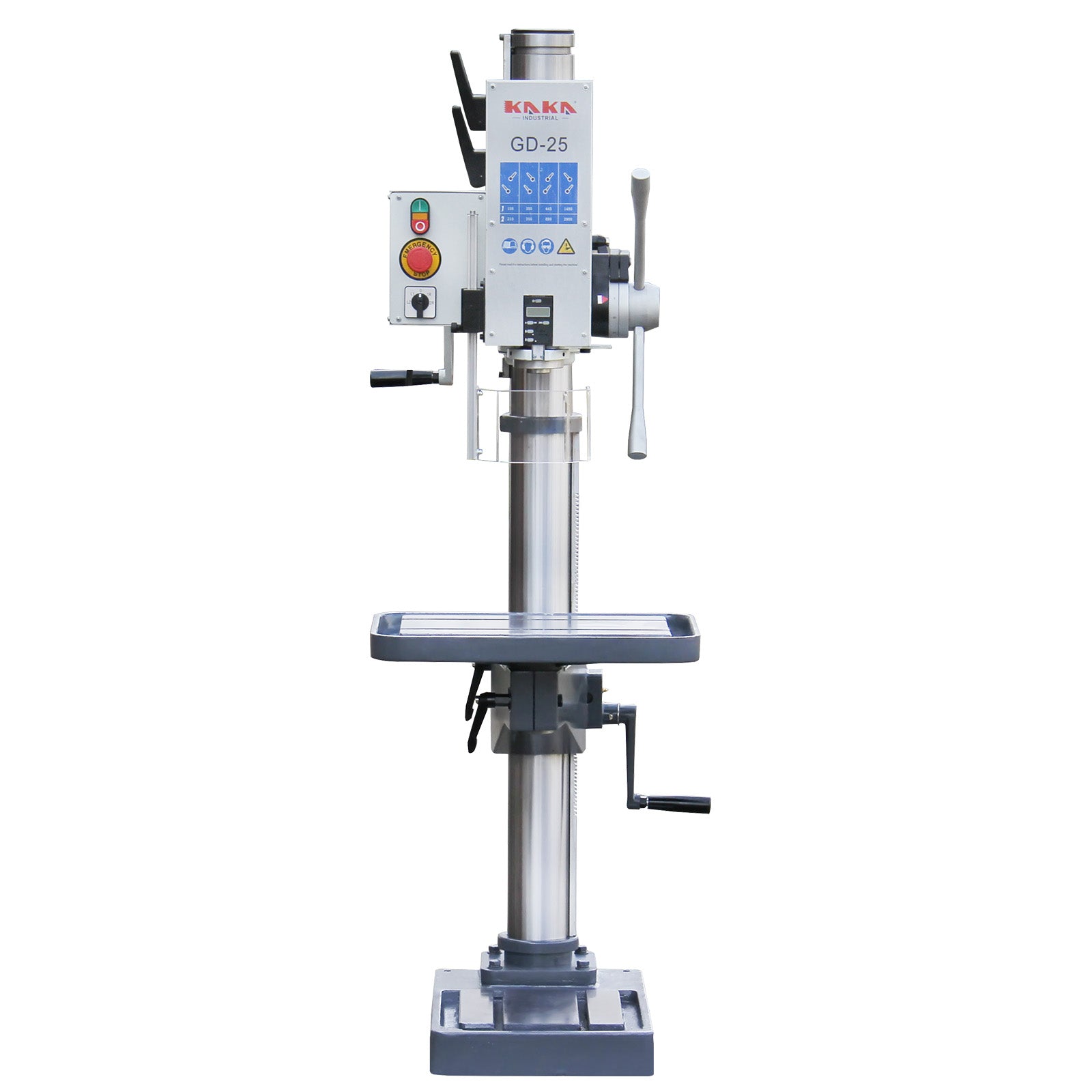 Floor Drill Pres,Swing 20 in, Max Drilling 0.98-Inch in Steel, 0.9kW 2