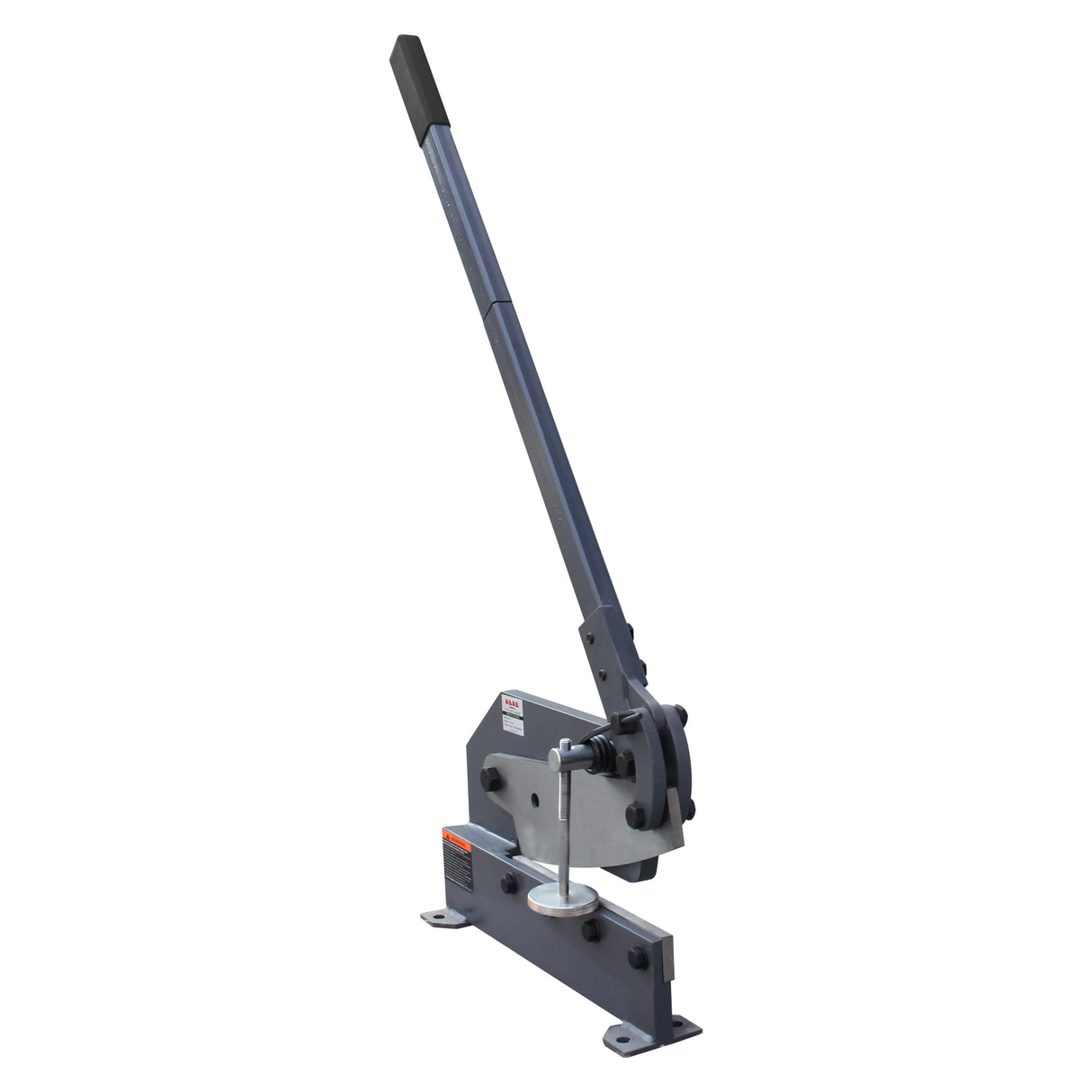 KAKA Industrial HS-12 12-Inch Sheet Metal Plate Shear, Solid Steel Frame, Mounting Type Metal Shear, For Cutting Sheets and Bars, High Precision Manual Hand Plate Shear