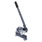 Kaka industrial HS-8 8 inch Hand Plate Shear, Bench Shear Throatless Multiple Purpose Benchtop Throatless Sheet Metal Cutter for Shear Carbon Steel Plates and Bars