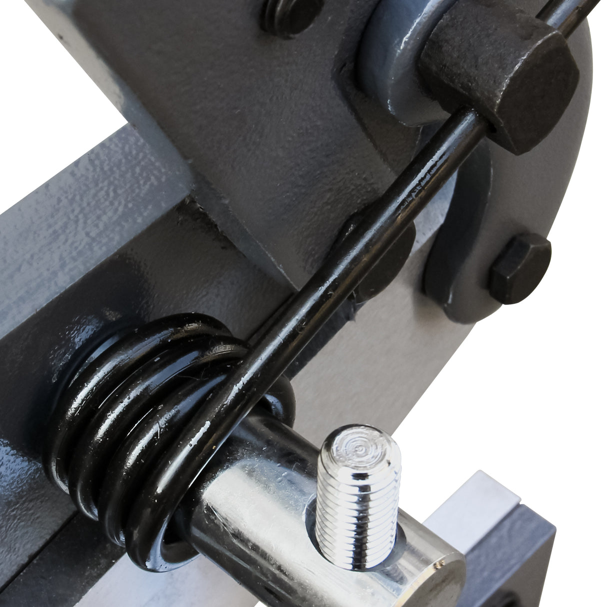 Kaka industrial HS-8 8 inch Hand Plate Shear, Bench Shear Throatless Multiple Purpose Benchtop Throatless Sheet Metal Cutter for Shear Carbon Steel Plates and Bars