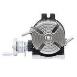 KAKA Industrial HV-6 6"  Rotary table TSL Vertical & Horizontal MT2 Center Sleeve Rotary Table 4 slot Precision Milling Table