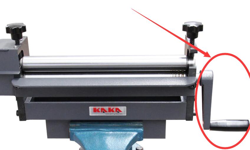 Replacement handle for KAKA Industrial SJ-300 Slip Roll Machine