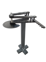 Manual Tube Bender, 2" Max Capacity, Pipe Bender for Exhaust, Roll Cage, Bull Bar - Heavy Duty Floor Standing Bender with Ratchet Lever & Degree Indicator (Dies Sold Separately) TB-3