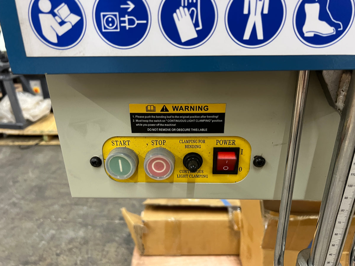 (Not Brand New) 48 inches Magnetic Brake, 6 ton magnetic clamping Magnabend Box and Pan Brake EB-4816M 16-Gauge Capacity 220V Single Phase