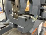 (Not Brand New) Manual Punch and Shear Machine, 0.31 inch Punching Capacity and Multi-Shape Shear, Metal Plates, Round/Flat/Angle Steel Fabrication PBS-9