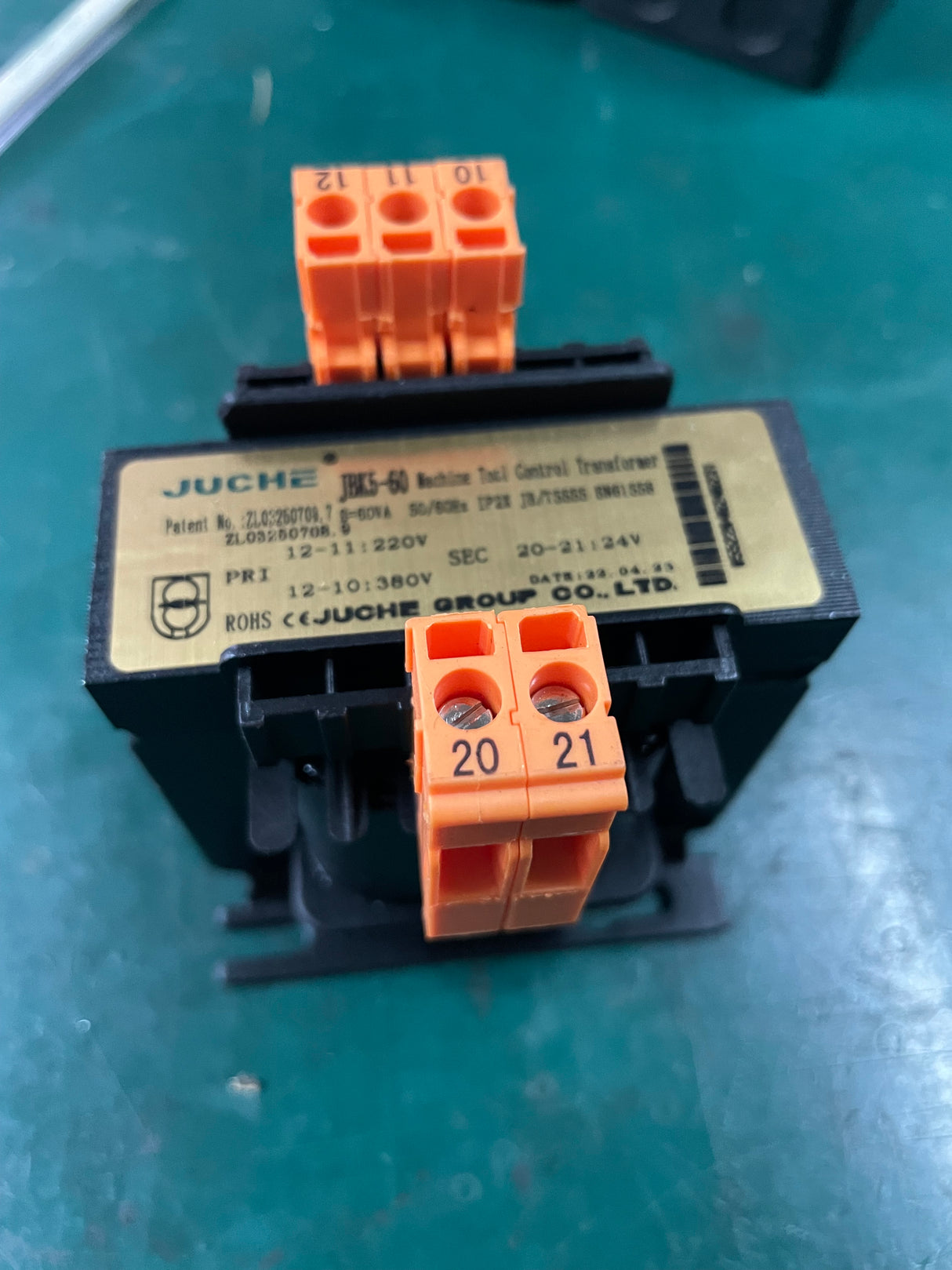 220V-24V Transformer JBK5-60 for Band Saw BS-1018B