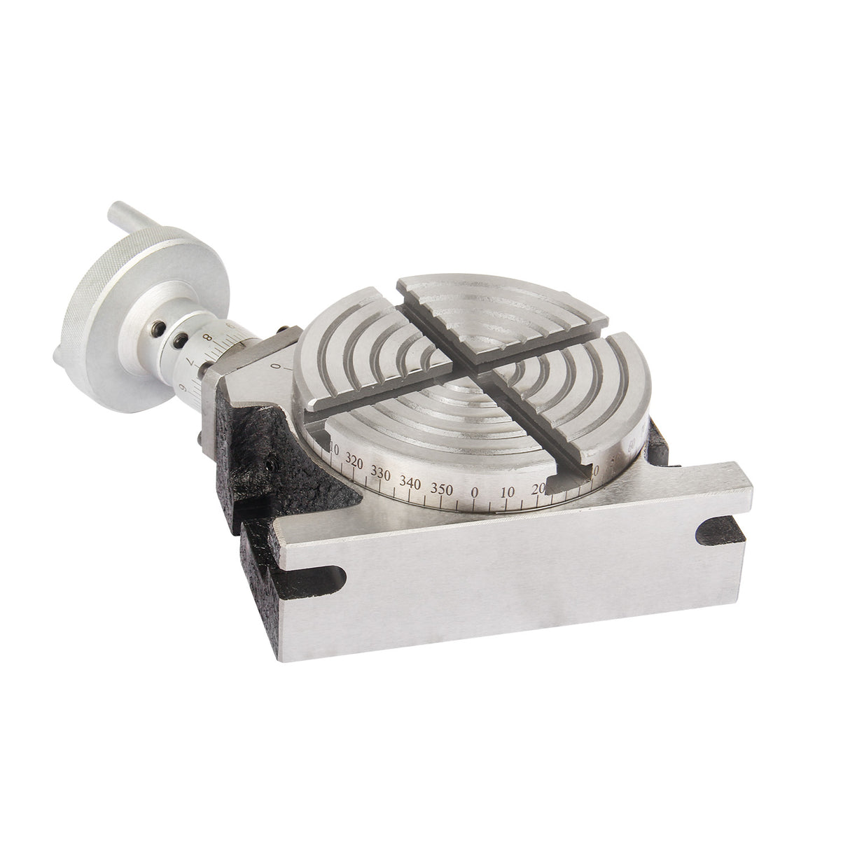 Kaka Industrial M-HV-4 Mini Series Rotary Table,4" Rotary Table with Tilting Base