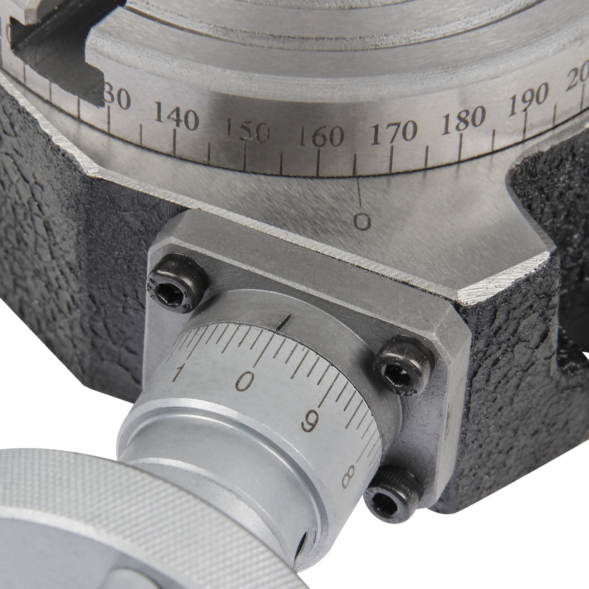 Kaka Industrial MHV-4 Mini Series Rotary Table,4" Rotary Table with Tilting Base