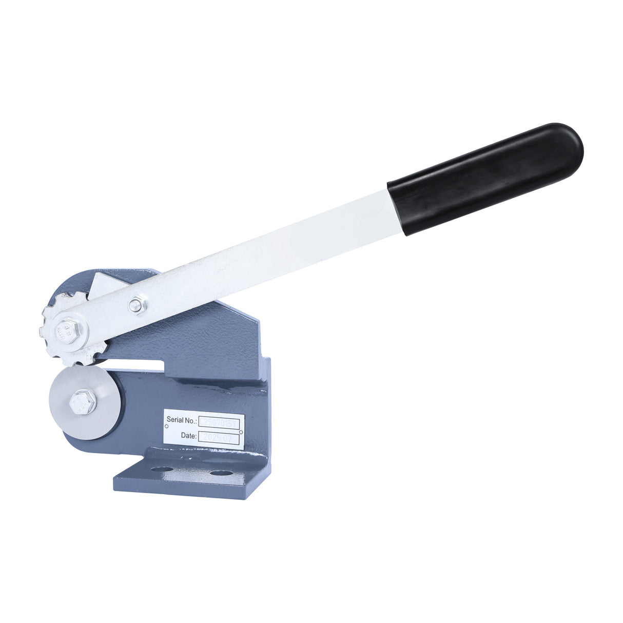 KAKA Industrial Throatless Sheet Metal Shear,22-Gauge Bench Top Manual Cutter MMS-1 for Steel Plate, Fabrication and Hobby Tool