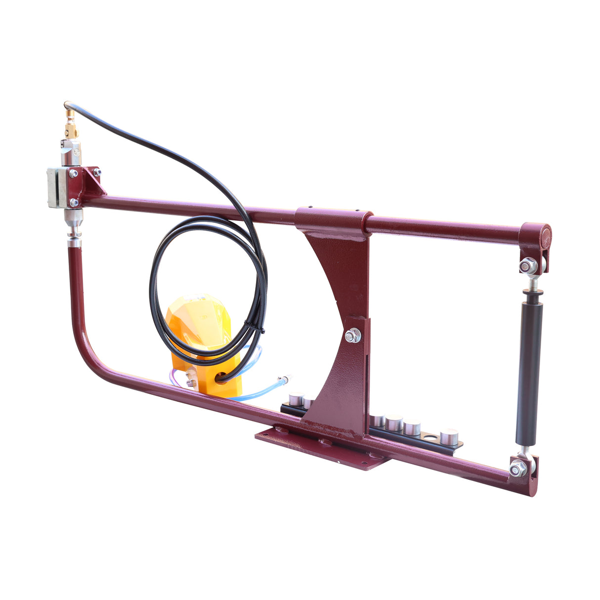 KAKA INDUSTRIAL Pneumatic Planishing Hammer, 24" Throat Depth, Air Powered Metal Shaping Tool with 9 Anvils for Auto Body Repair, Metal Crafting & Sculpting, Benchtop English Wheel Alternative PPH-24