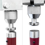 KAKA INDUSTRIAL Pneumatic Planishing Hammer, 24" Throat Depth, Air Powered Metal Shaping Tool with 9 Anvils for Auto Body Repair, Metal Crafting & Sculpting, Benchtop English Wheel Alternative PPH-24