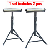 KAKA RB-1000 Super Duty Adjustable 23-Inch to 38-1/2-Inch Tall Pedestal Roller Stand with 11-3/8-Inch Ball Bearing Roller, 330 Lbs. Material support