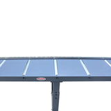 KAKA INDUSTRIAL Roller Conveyor with Digital Length Stop, 120" Adjustable Material Support Stand, Heavy Duty Steel Roller Table, 882 lbs Load Capacity, Height Adjustable Conveyor Roller Stand RB365x3000D
