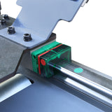 KAKA INDUSTRIAL Roller Conveyor with Digital Length Stop, 120" Adjustable Material Support Stand, Heavy Duty Steel Roller Table, 882 lbs Load Capacity, Height Adjustable Conveyor Roller Stand RB365x3000D