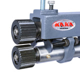 Kaka Industrial RM-08,7-in throat depth,22 gauge mild steel capacity,Sheet Metal Rotary Forming Machine, roller head can swivel and pivot.High Adjustability HAVC Tools Fabrication Bead Rolling Machine