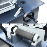 KAKA INDUSTRIAL Hydraulic Horizontal Metal Cutting Bandsaw, 7.87 in Cutting Capacity Double Column Band Saw, 1.3/1.8kW Dual-Speed Motor, V-Belt Drive TBK-08