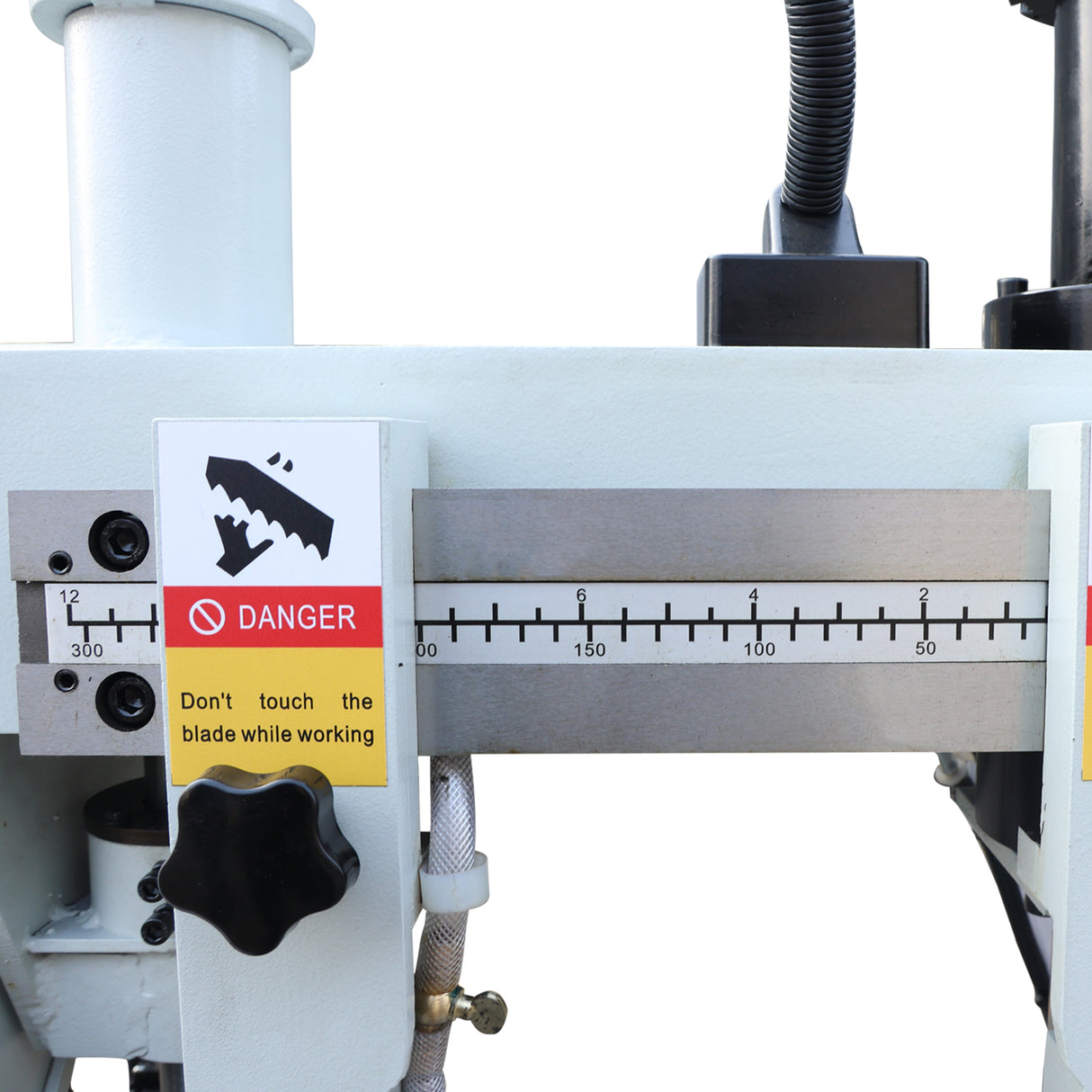 KAKA INDUSTRIAL Hydraulic Horizontal Metal Cutting Bandsaw, 7.87 in Cutting Capacity Double Column Band Saw, 1.3/1.8kW Dual-Speed Motor, V-Belt Drive TBK-08